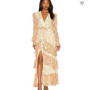 Rococo Sand Maxi Floral Dress